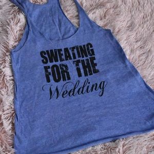 Sweating for the Wedding Workout Tank